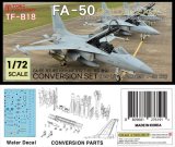 トリファクトリー[TF-B18]1/72 現用 韓国 FA-50 コンバージョンセット(アカデミー用)