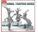 トリファクトリー[AT-005]1/35 WWII ドイツ　ガゼル　戦車兵　セット(3体）