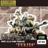 トリファクトリー[AT-013]1/35 WWII アメリカ　戦車兵 セット チーム “激怒"