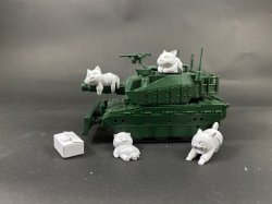 画像5: トリファクトリー[ATN-007]ノンスケール JSGF 陸自ねこ戦車搭乗員 キャットチームセット(5体入)