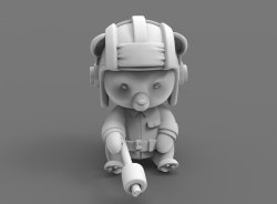 画像3: トリファクトリー[ATN-004]ノンスケール ロシアくまタンククルー 「お休み」セット