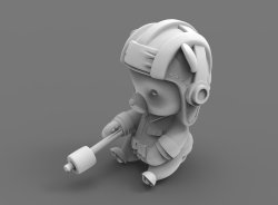 画像4: トリファクトリー[ATN-004]ノンスケール ロシアくまタンククルー 「お休み」セット