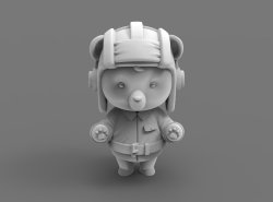 画像10: トリファクトリー[ATN-004]ノンスケール ロシアくまタンククルー 「お休み」セット