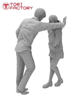 画像8: トリファクトリー[GW-15B]1/24 はたらくJK 壁ドン-女子高校生