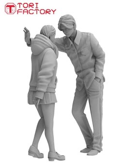 画像9: トリファクトリー[GW-15B]1/24 はたらくJK 壁ドン-女子高校生