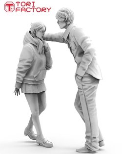 画像11: トリファクトリー[GW-15B]1/24 はたらくJK 壁ドン-女子高校生