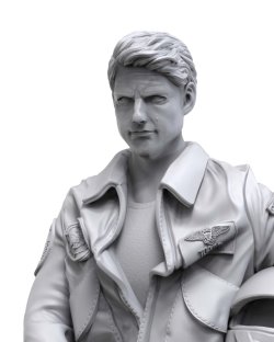 画像13: トリファクトリー[BS-04] 1/12 現用  米海軍 愛車に寄りかかる トップガンパイロット