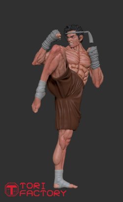 画像21: トリファクトリー[BS-09]1/12 格闘技 タイ ムエタイ 膝蹴りの型