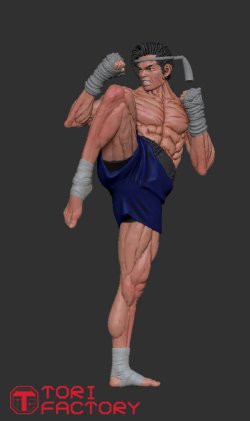 画像22: トリファクトリー[BS-09]1/12 格闘技 タイ ムエタイ 膝蹴りの型