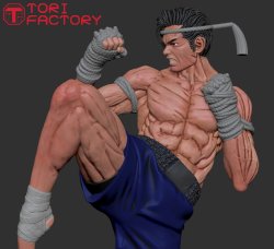 画像23: トリファクトリー[BS-09]1/12 格闘技 タイ ムエタイ 膝蹴りの型