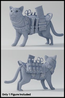 画像2: トリファクトリー[BS-13]1/6 現用 タクティカル・キャット 戦術猫