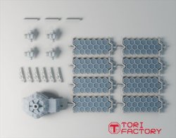 画像3: トリファクトリー[CY-09A]1/35 フィギュアアクセサリー SF風ソーラーシステムとアンテナシステムセット