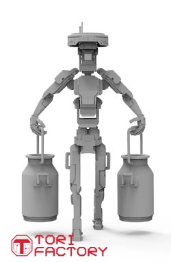 画像5: トリファクトリー[CY-03A]1/35 ロボットワーカー2「カザンロボテックPpT-810」牛乳缶を運ぶ