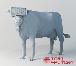 画像2: トリファクトリー[CY-04B]1/24 VRを装着した牛