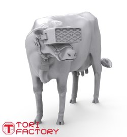 画像4: トリファクトリー[CY-04B]1/24 VRを装着した牛