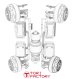 画像6: トリファクトリー[CY-08B]1/24 飛行変換ユニット「ウラジミールモーターズ-FT160」 空飛ぶ車キット
