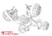 画像8: トリファクトリー[CY-08B]1/24 飛行変換ユニット「ウラジミールモーターズ-FT160」 空飛ぶ車キット