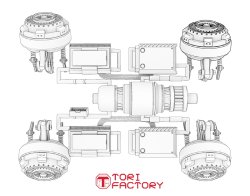 画像7: トリファクトリー[CY-08A]1/35 飛行変換ユニット 「ウラジミールモーターズ-FT160」 空飛ぶ車キット