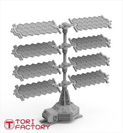 画像6: トリファクトリー[CY-09A]1/35 フィギュアアクセサリー SF風ソーラーシステムとアンテナシステムセット