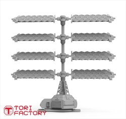 画像7: トリファクトリー[CY-09A]1/35 フィギュアアクセサリー SF風ソーラーシステムとアンテナシステムセット