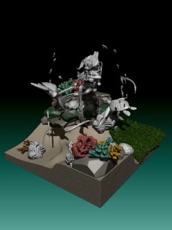 画像13: トリファクトリー[DX-01]1/24 ガールズインアクション デラックスジオラマ 海中散歩