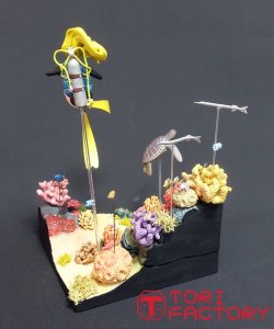 画像24: トリファクトリー[DX-01]1/24 ガールズインアクション デラックスジオラマ 海中散歩