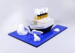 画像16: トリファクトリー[FS-07]ノンスケール「恋する二人」SDタイタニックデコレーションセット(モンモデル用)