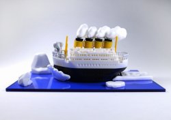 画像6: トリファクトリー[FS-07]ノンスケール「恋する二人」SDタイタニックデコレーションセット(モンモデル用)