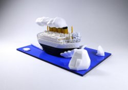 画像4: トリファクトリー[FS-07]ノンスケール「恋する二人」SDタイタニックデコレーションセット(モンモデル用)