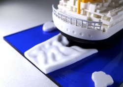 画像3: トリファクトリー[FS-07]ノンスケール「恋する二人」SDタイタニックデコレーションセット(モンモデル用)