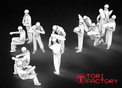 画像5: トリファクトリー[FS-13A]1/350 WWII アメリカ海軍対空砲射撃手セット1