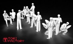 画像7: トリファクトリー[FS-13A]1/350 WWII アメリカ海軍対空砲射撃手セット1