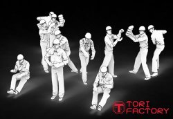 画像3: トリファクトリー[FS-14B]1/200 WWII アメリカ海軍対空砲射撃手セット2