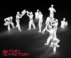 画像6: トリファクトリー[FS-14B]1/200 WWII アメリカ海軍対空砲射撃手セット2