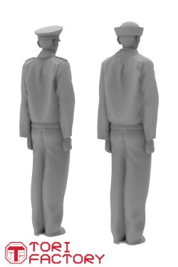 画像7: トリファクトリー[FS-16B]1/200 WWIIアメリカ海軍 戦艦乗組員セット＃1 気をつけ