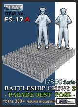 トリファクトリー[FS-17A]1/350 WWIIアメリカ海軍 戦艦乗組員セット＃2 休め
