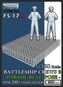 画像1: トリファクトリー[FS-17A]1/350 WWIIアメリカ海軍 戦艦乗組員セット＃2 休め (1)