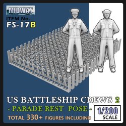 画像1: トリファクトリー[FS-17B]1/200 WWIIアメリカ海軍 戦艦乗組員セット＃2 休め