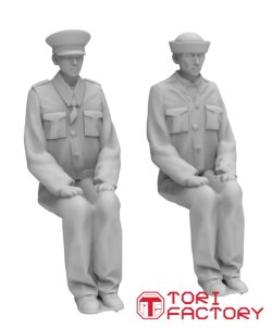 画像5: トリファクトリー[FS-19A]1/350 WWIIアメリカ海軍 戦艦乗組員セット＃4 着席