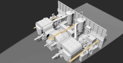 画像11: トリファクトリー[FS-21]1/200 RMS タイタニック 機関室セット DX