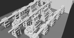 画像12: トリファクトリー[FS-21]1/200 RMS タイタニック 機関室セット DX