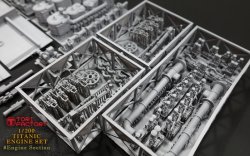 画像27: トリファクトリー[FS-21]1/200 RMS タイタニック 機関室セット DX