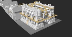 画像8: トリファクトリー[FS-21]1/200 RMS タイタニック 機関室セット DX