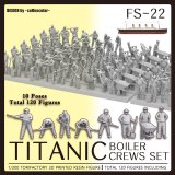 トリファクトリー[FS-22]1/200 RMS タイタニック 機関室乗組員セット(120体入)