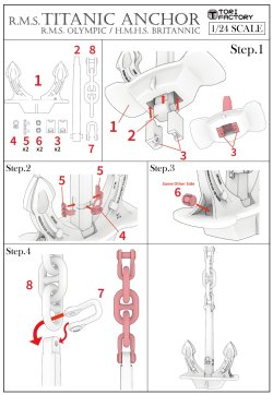 画像9: トリファクトリー[FS-23]1/24 RMS タイタニック 主錨