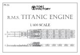 トリファクトリー[FS-24]1/400 RMS タイタニック 機関室セット