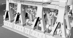 画像4: トリファクトリー[FS-24]1/400 RMS タイタニック 機関室セット