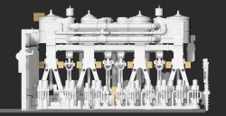 画像9: トリファクトリー[FS-24]1/400 RMS タイタニック 機関室セット