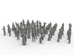 画像9: トリファクトリー[FS-01] 1/200タイタニック号クルー&パッセンジャーセット (トランペッター タイタニック[03713]対応)