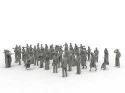 画像6: トリファクトリー[FS-01] 1/200タイタニック号クルー&パッセンジャーセット (トランペッター タイタニック[03713]対応)